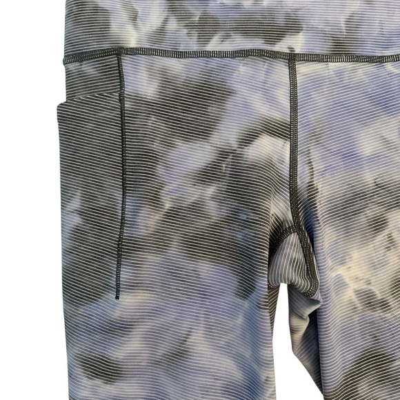 Athleta | Women's Blue & Gray High Rise Crop Leggings Size Medium - Picture 3 of 10